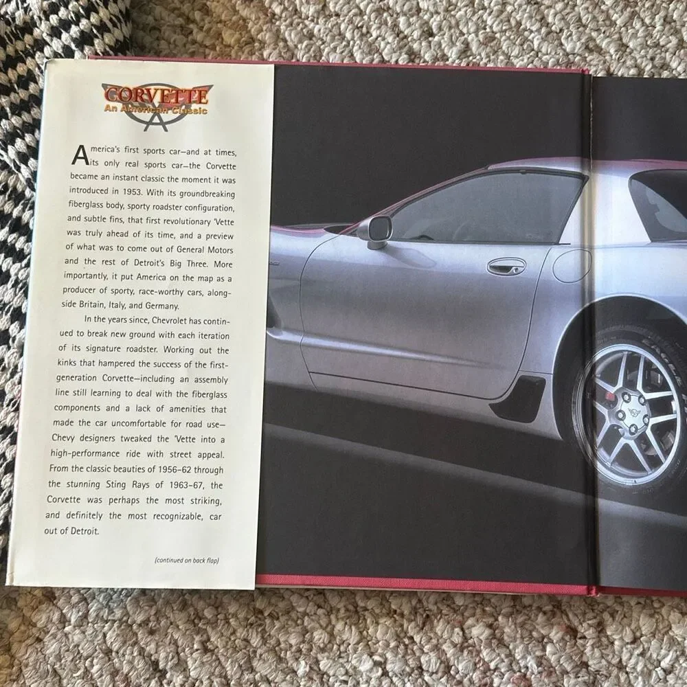 Corvette collectors book corvette an American classic